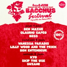 BACCHUS FESTIVAL 2026 PASS 1 JOUR - SAMEDI